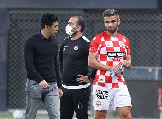 מיגל ויטור. יצא כבר במחצית הראשונה // צילום: דני מרון